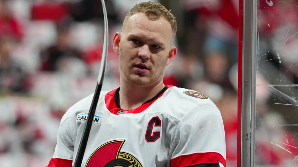 Senators captain Brady Tkachuk bristles at his name in trade rumors