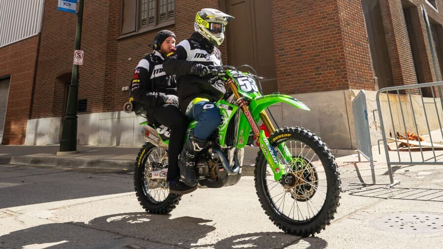 A Simple Man, Henry Miller earned his first SuperMotocross top-five in Detroit