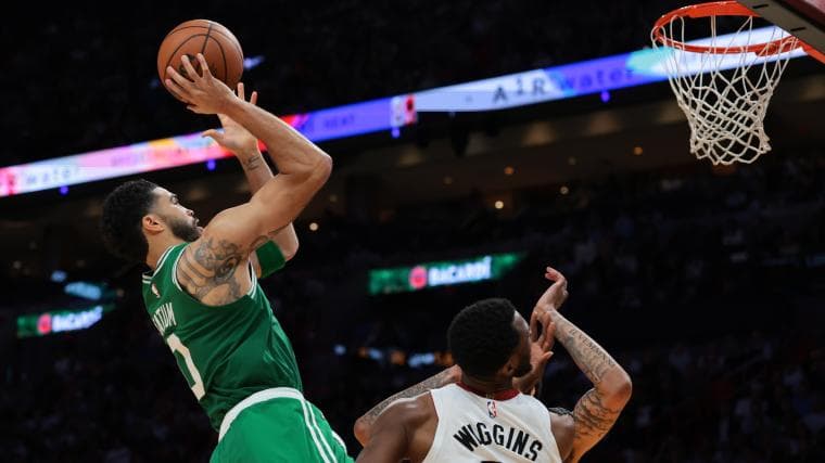 Jayson Tatum Joins Larry Bird With Historic Triple-Double Vs. Heat