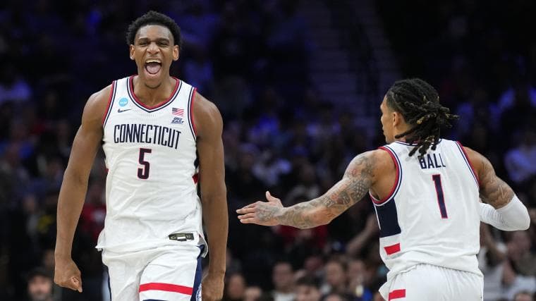 What Channel Is UConn Men's Basketball On? Live Stream, Start Time for NCAA Tournament Game vs. UCLA