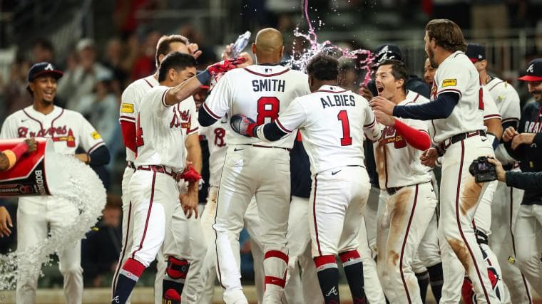 Former Red Sox First Baseman Hits Walk Off Grand Slam In Braves Debut