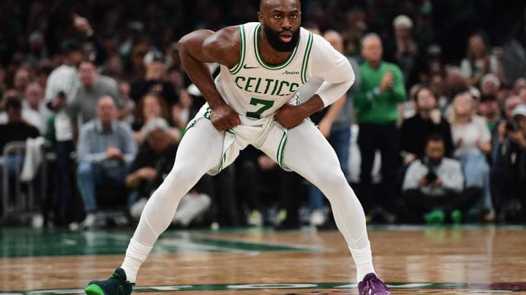 Celtics' Jaylen Brown Receives Technical For Excessive Celebration Following Monster Dunk Vs. 76ers In Game 2