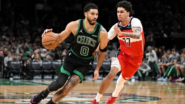 Tatum Lights Up Court, Celtics Smash Wizards 107-93, Dominating Washington