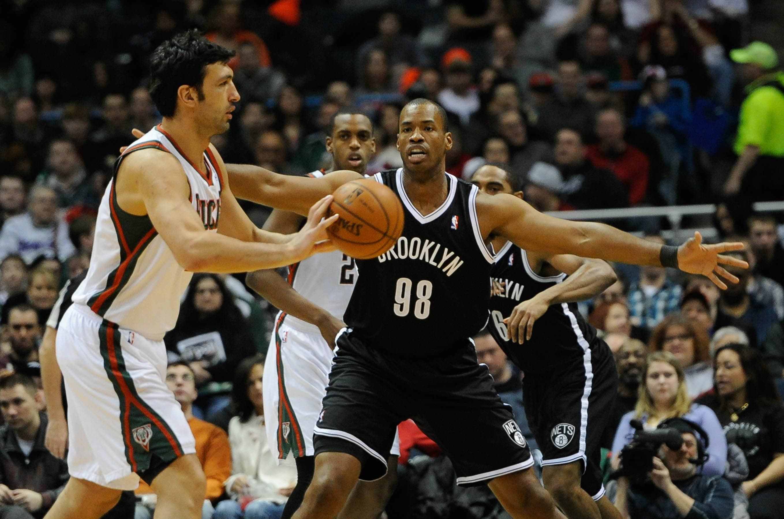 Brooklyn Nets jersey history No. 98 - Jason Collins (2014)