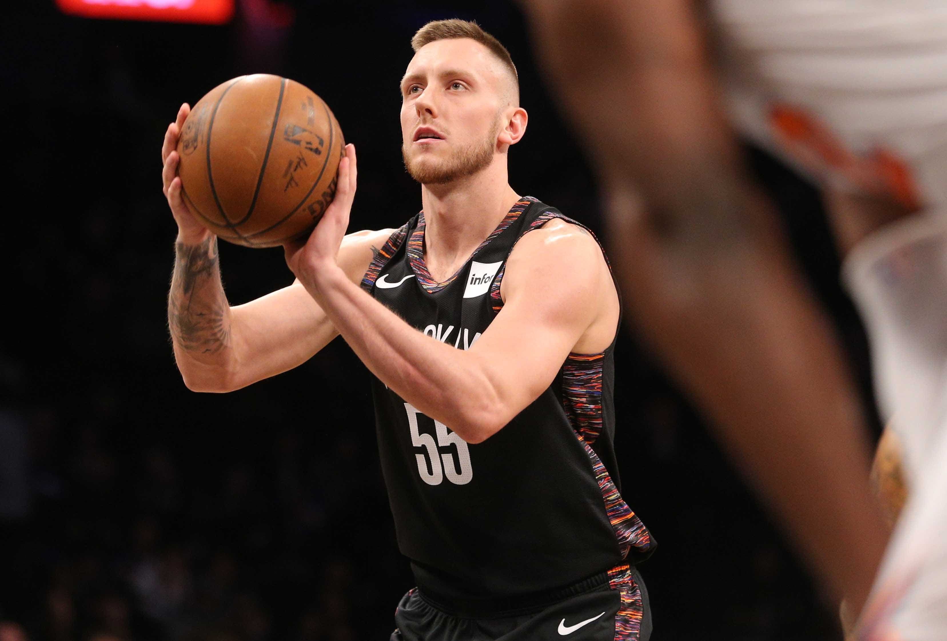 Brooklyn Nets jersey history No. 55 - Mitch Creek (2019)