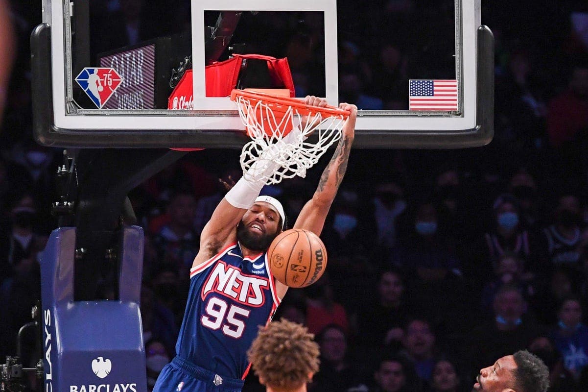 Brooklyn Nets jersey history No. 95 - DeAndre Bembry (2022-23)