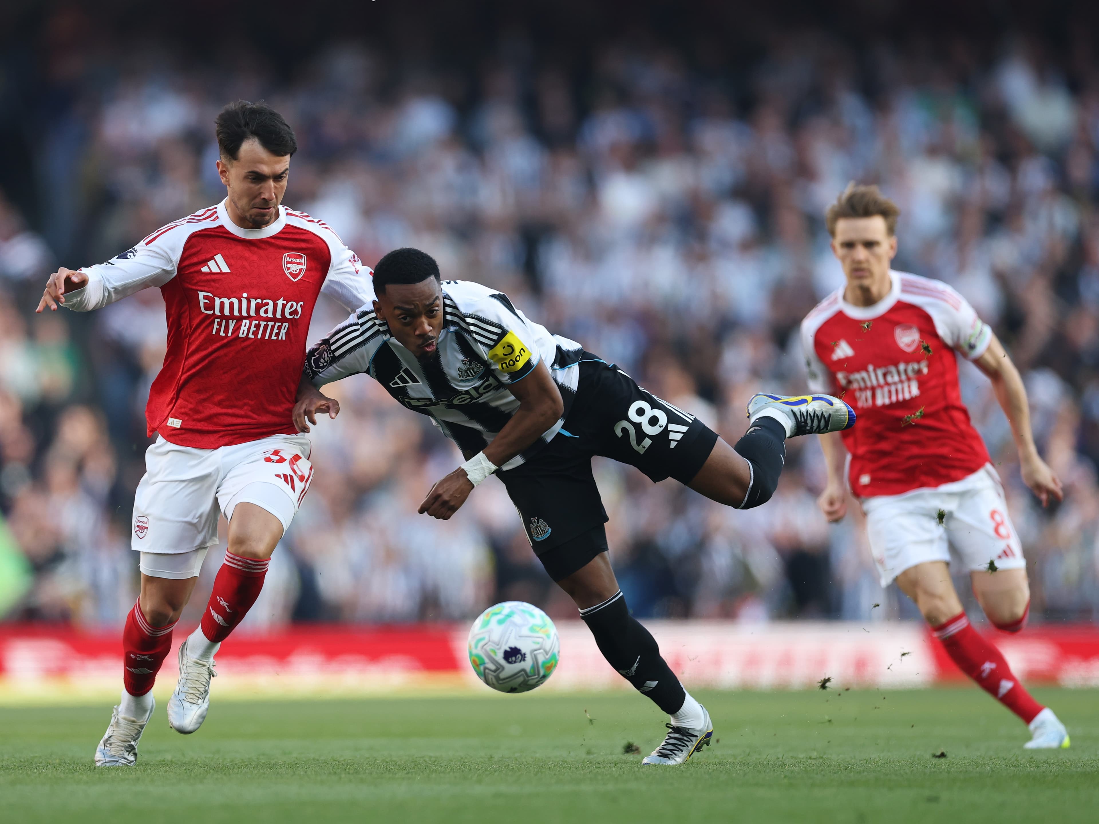 Latest: Arsenal 1 Newcastle United 0