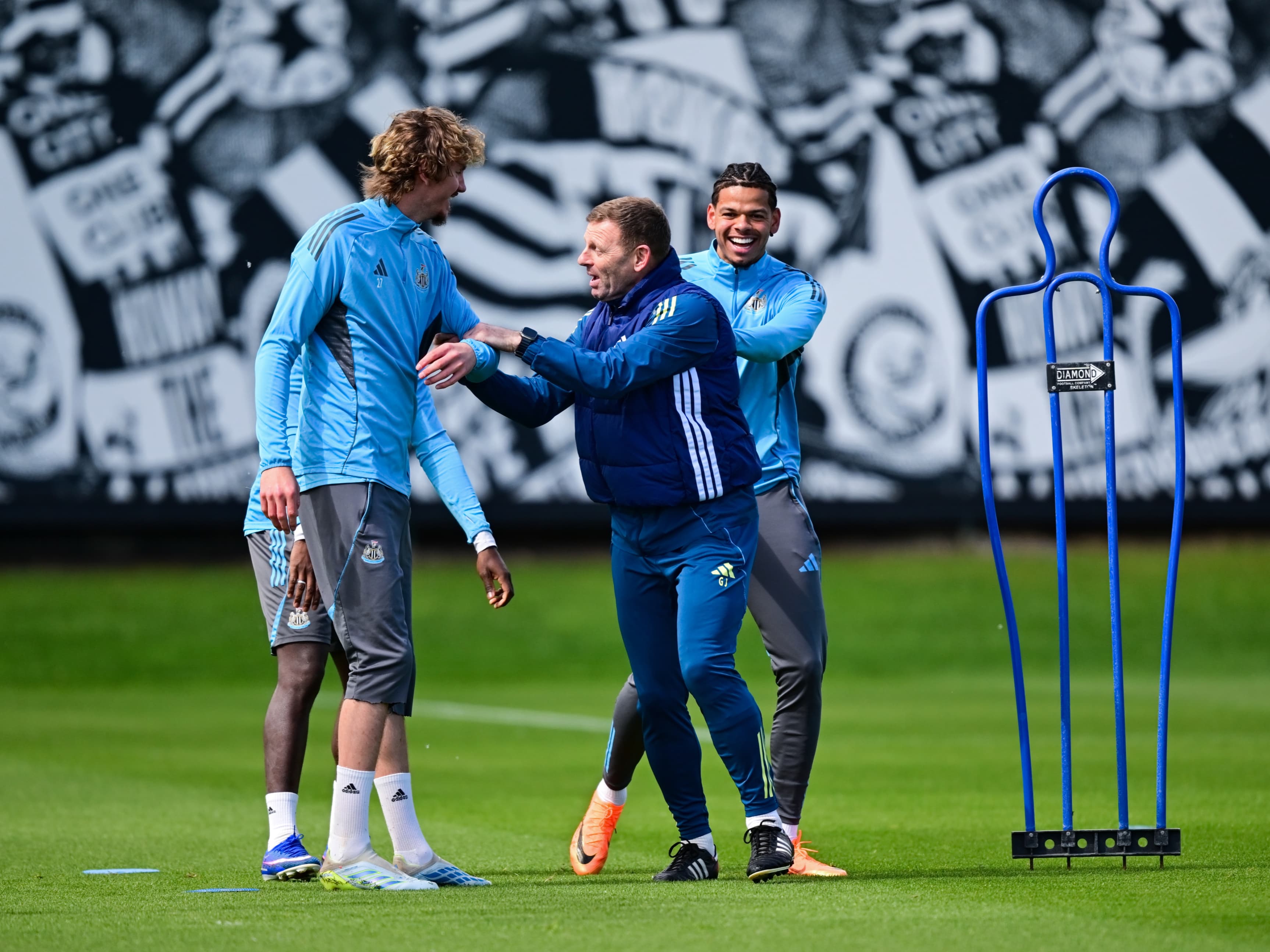 Toon in training: All smiles on Tyneside after win over Brighton