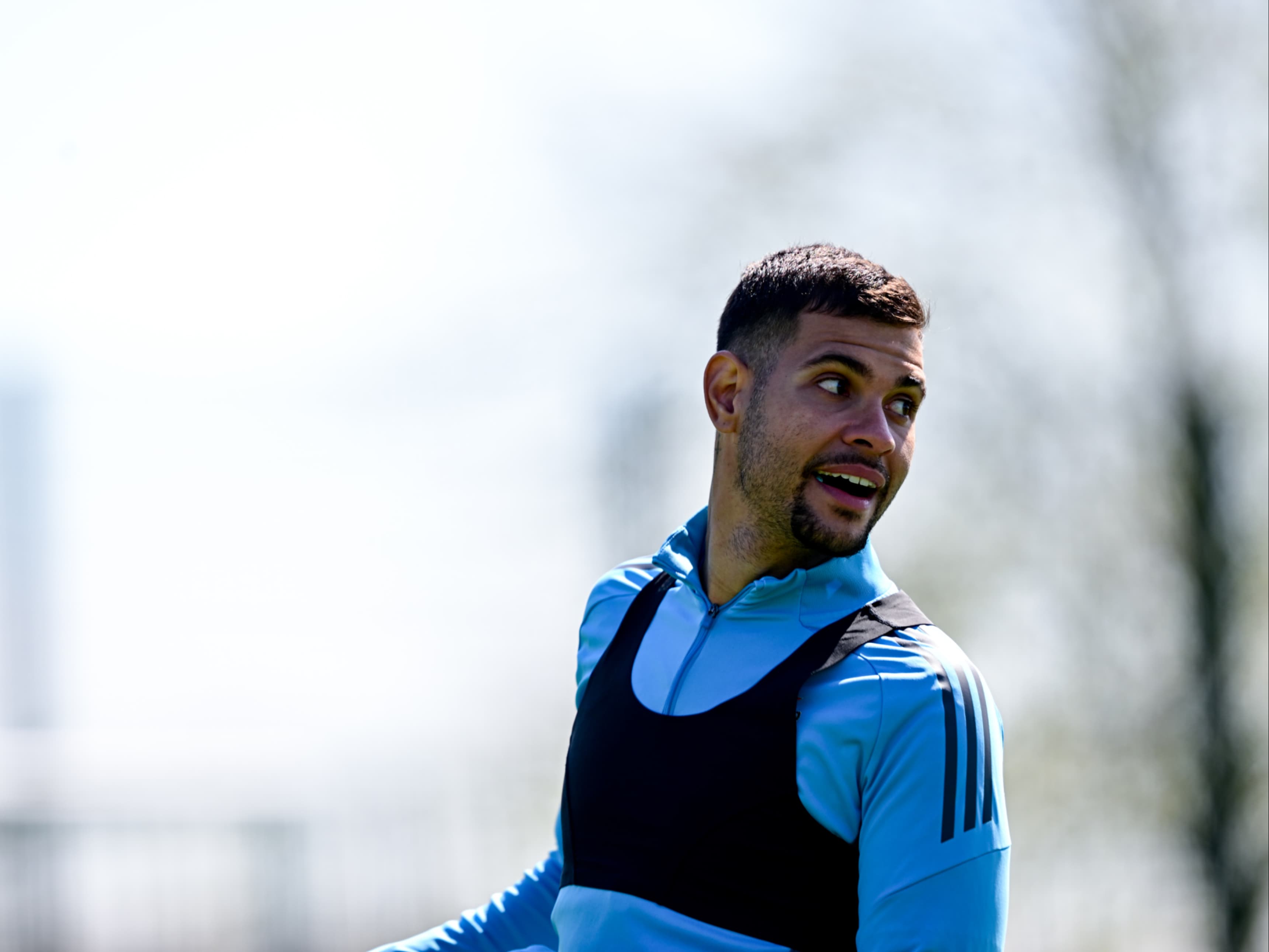 Toon in training: Bruno Guimarães and co. prepare for Arsenal task