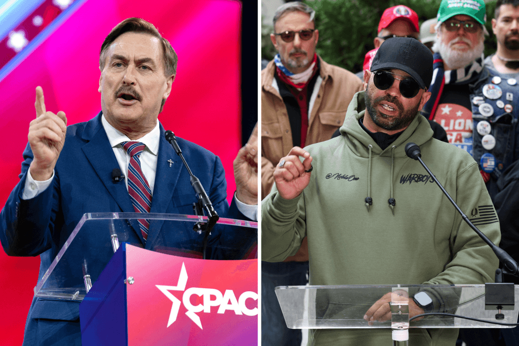 Mike Lindell and Proud Boys Leader Seek Trump ‘Anti-Weaponization’ Payouts