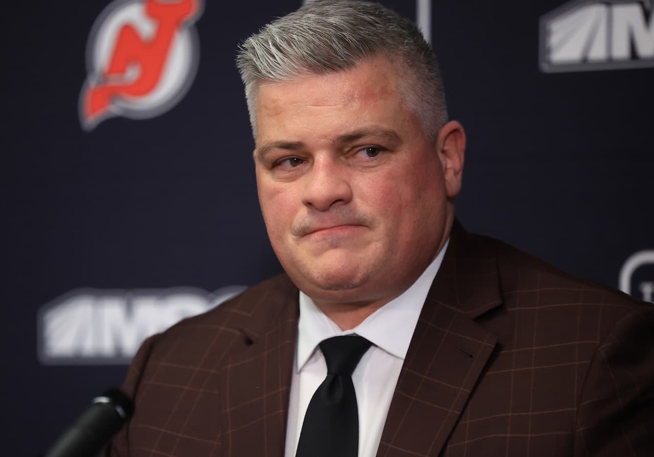 Devils’ Sheldon Keefe teases fate after GM firing