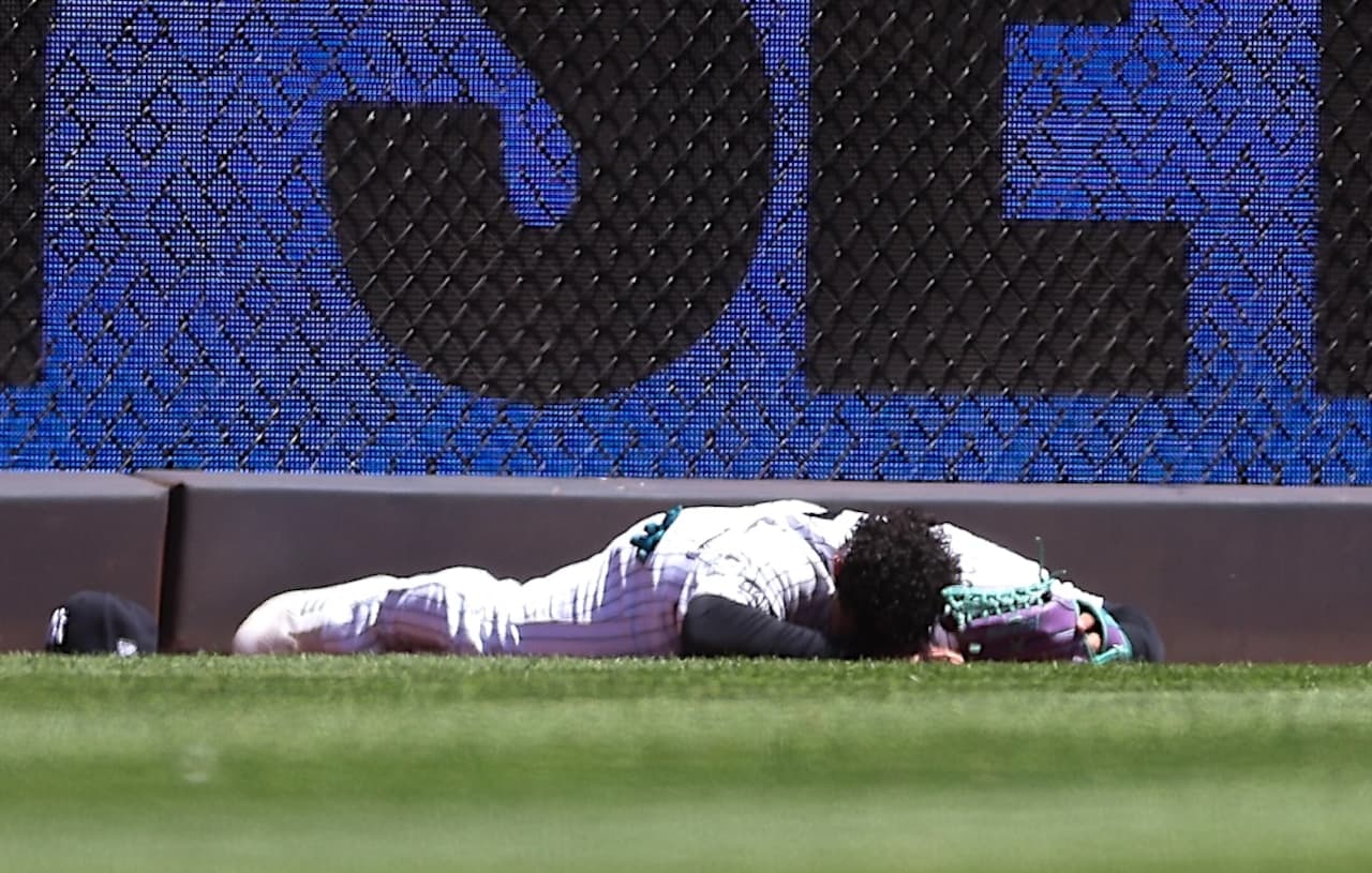 Yankees get Jasson Dominguez diagnosis after scary crash into wall, Spencer Jones coming up
