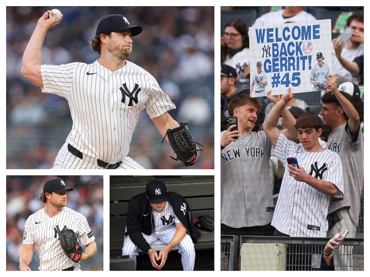 Yankees’ Gerrit Cole dazzles in return before Jose Caballero, bullpen blow game to Rays