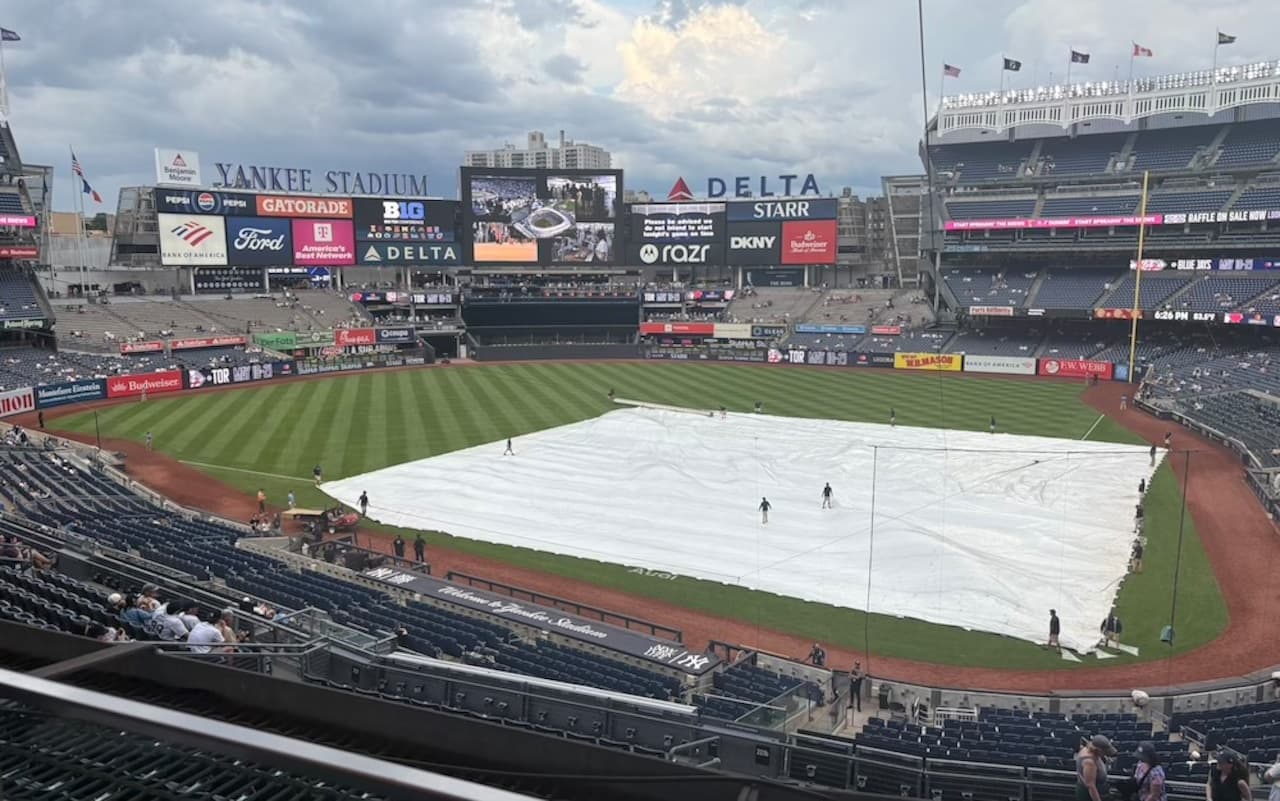 UPDATE: Yankees, Blue Jays weather report: Game not starting on time (5/20/26)