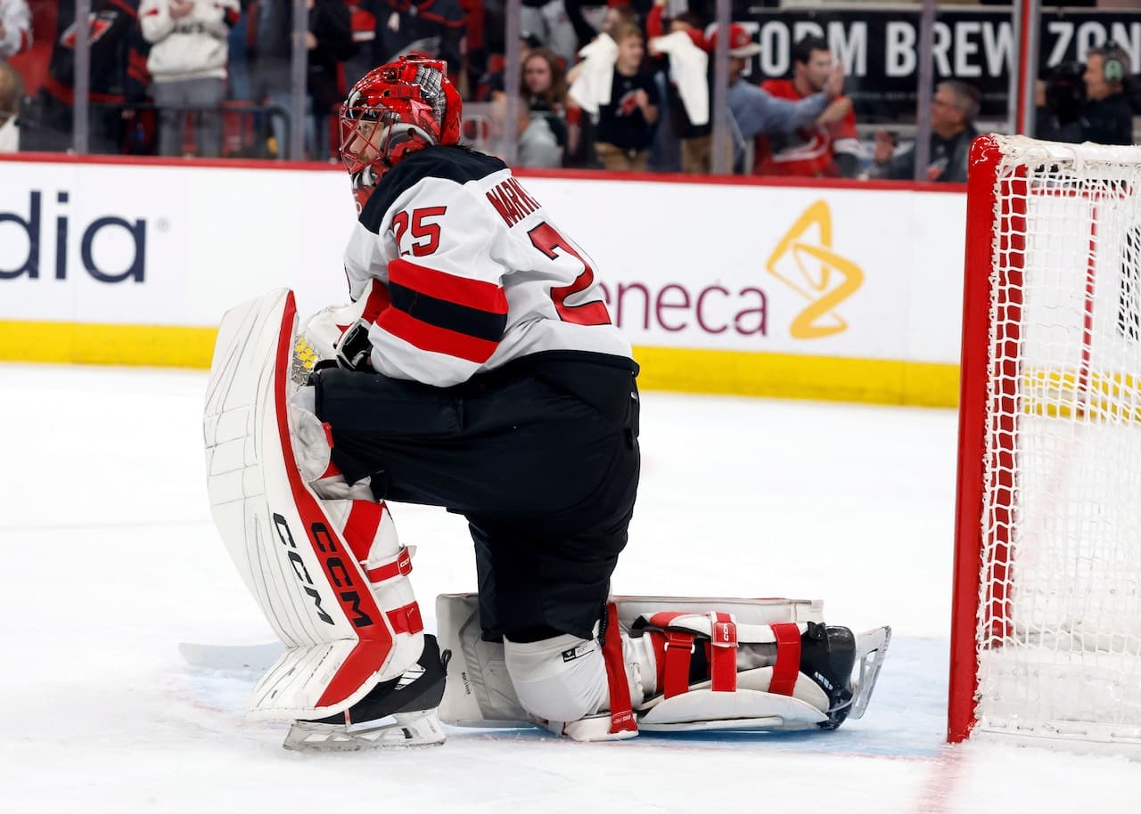 Devils react to Igor Shesterkin-Jacob Markstrom goalie fight