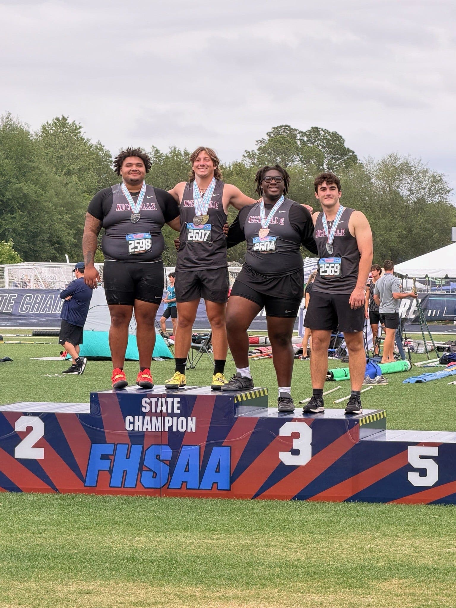 Niceville dominates field events, wins 5th state title in 6 years