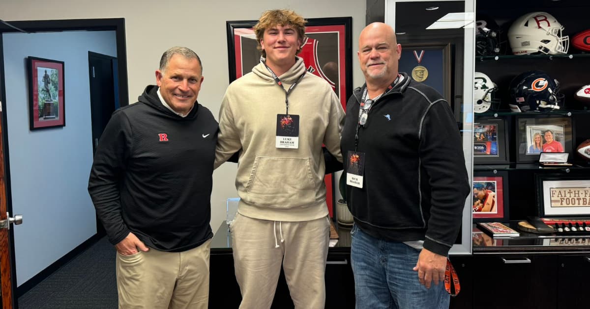 Rutgers offers OT Luke Braham during visit