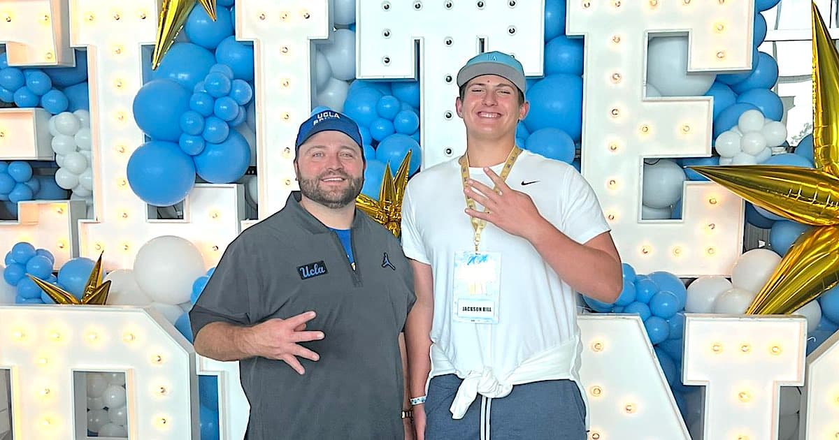 UCLA lands commitment from fast rising OL Jackson Hill