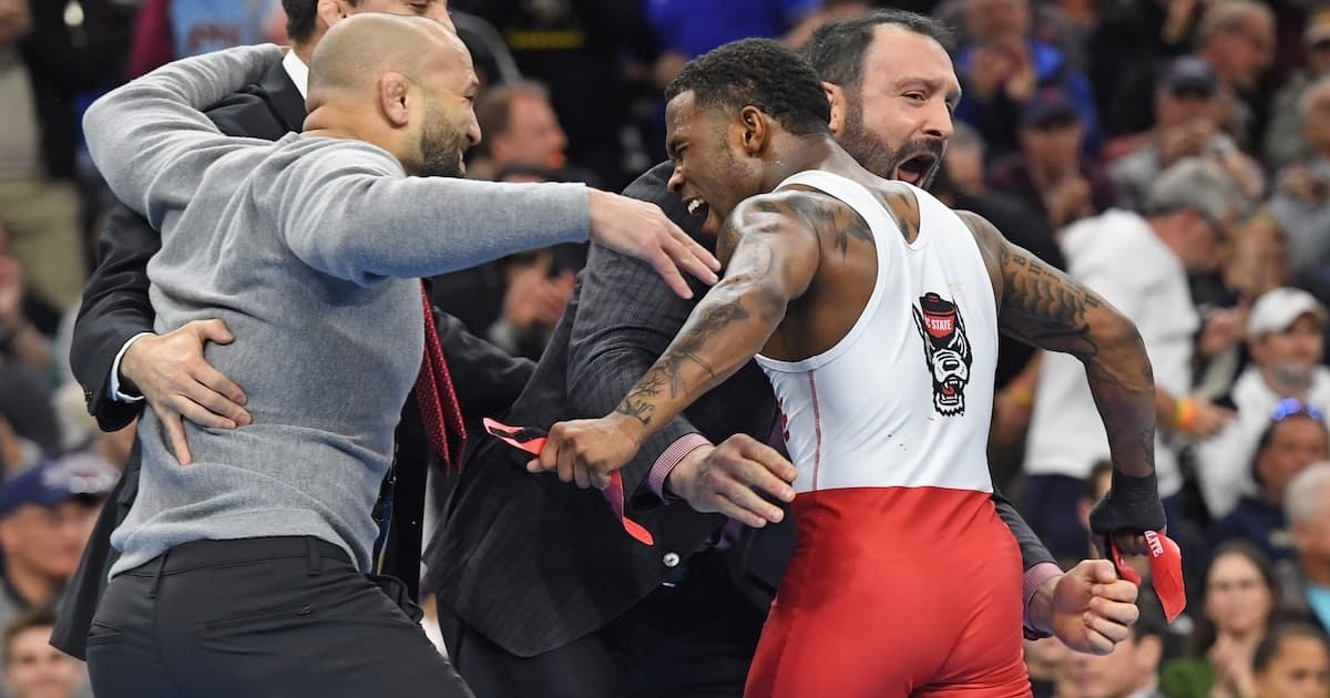 NC State NCAA wrestling champion Vince Robinson plans to enter transfer portal