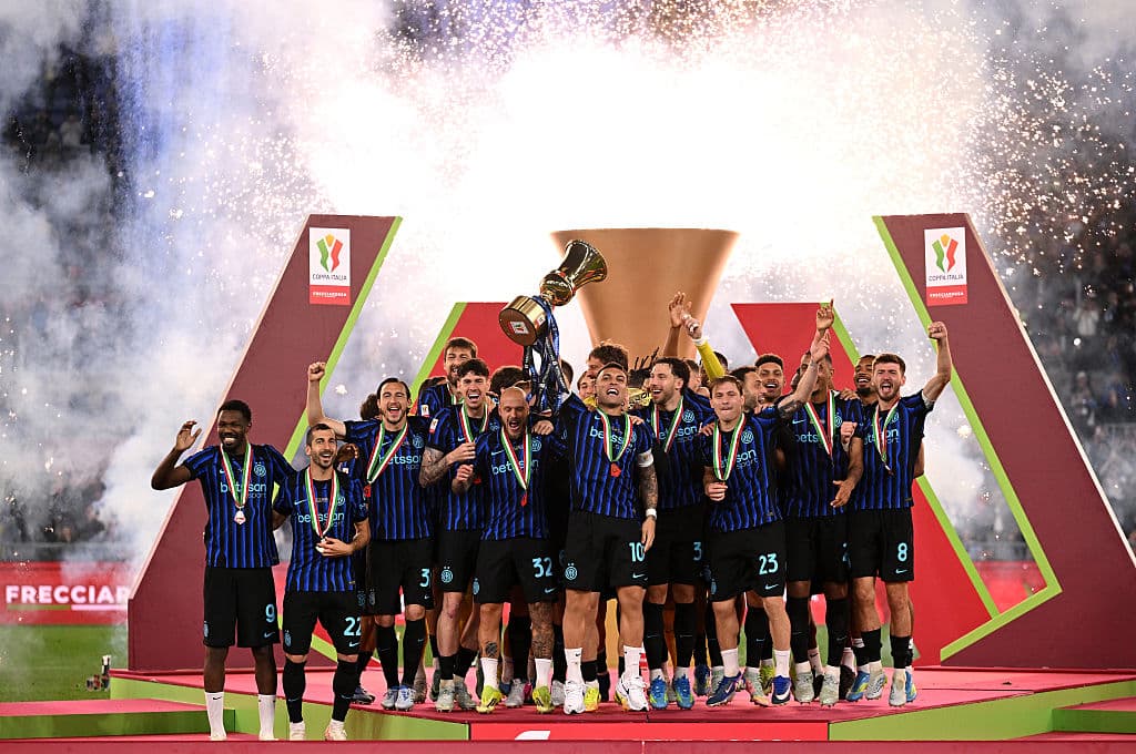 🏆 Inter delirium at the Olimpico! Nerazzurri win their 🔟 Coppa Italia