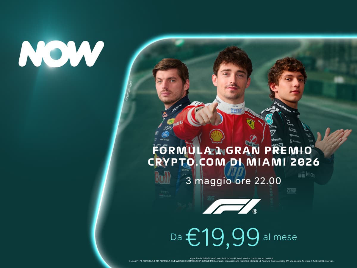 🏎️ F1 returns, new on track! Miami GP streaming only on NOW 🔥