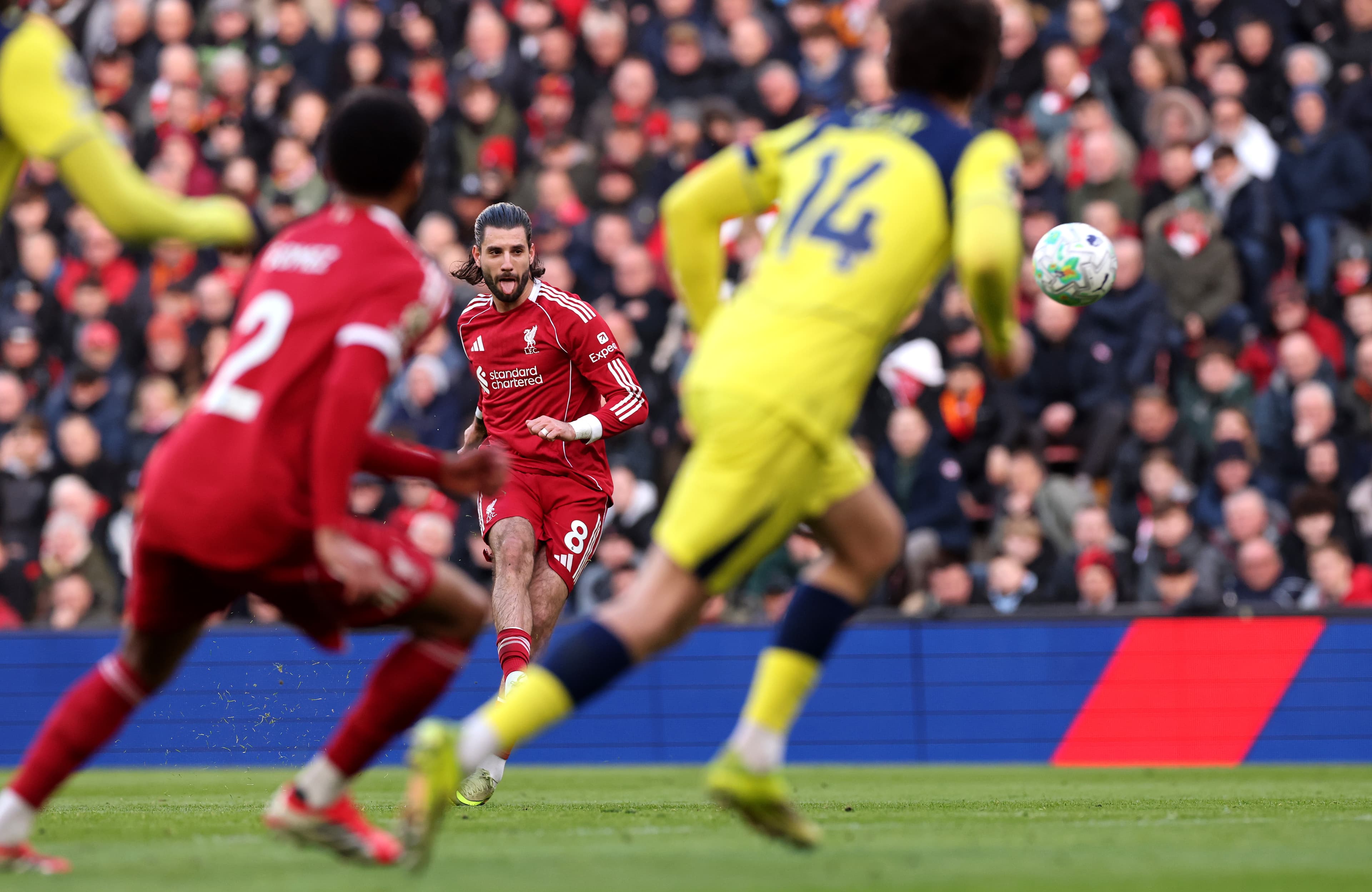 Goalkeeper Szoboszlai's stats are singing for Liverpool at Anfield!