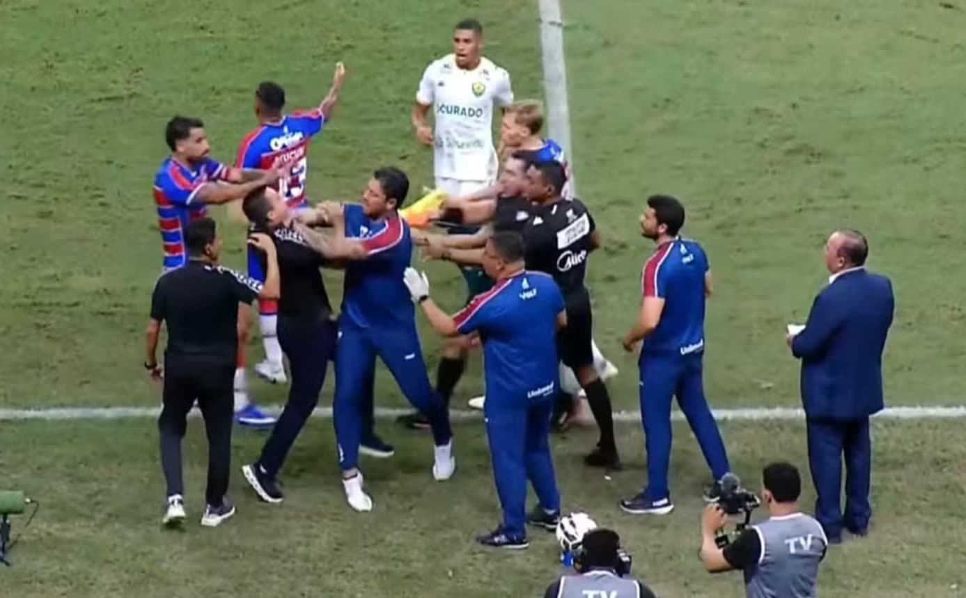 📹 Fortaleza and Cuiabá bosses clash on the touchline, watch