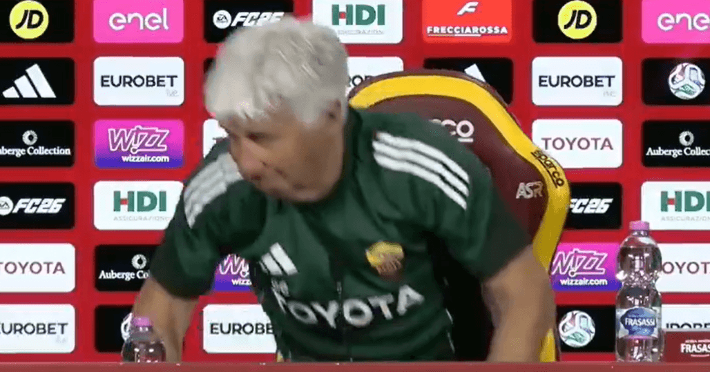 🎥 Gasp leaves press conference in tears: slammed door, tension at Roma?