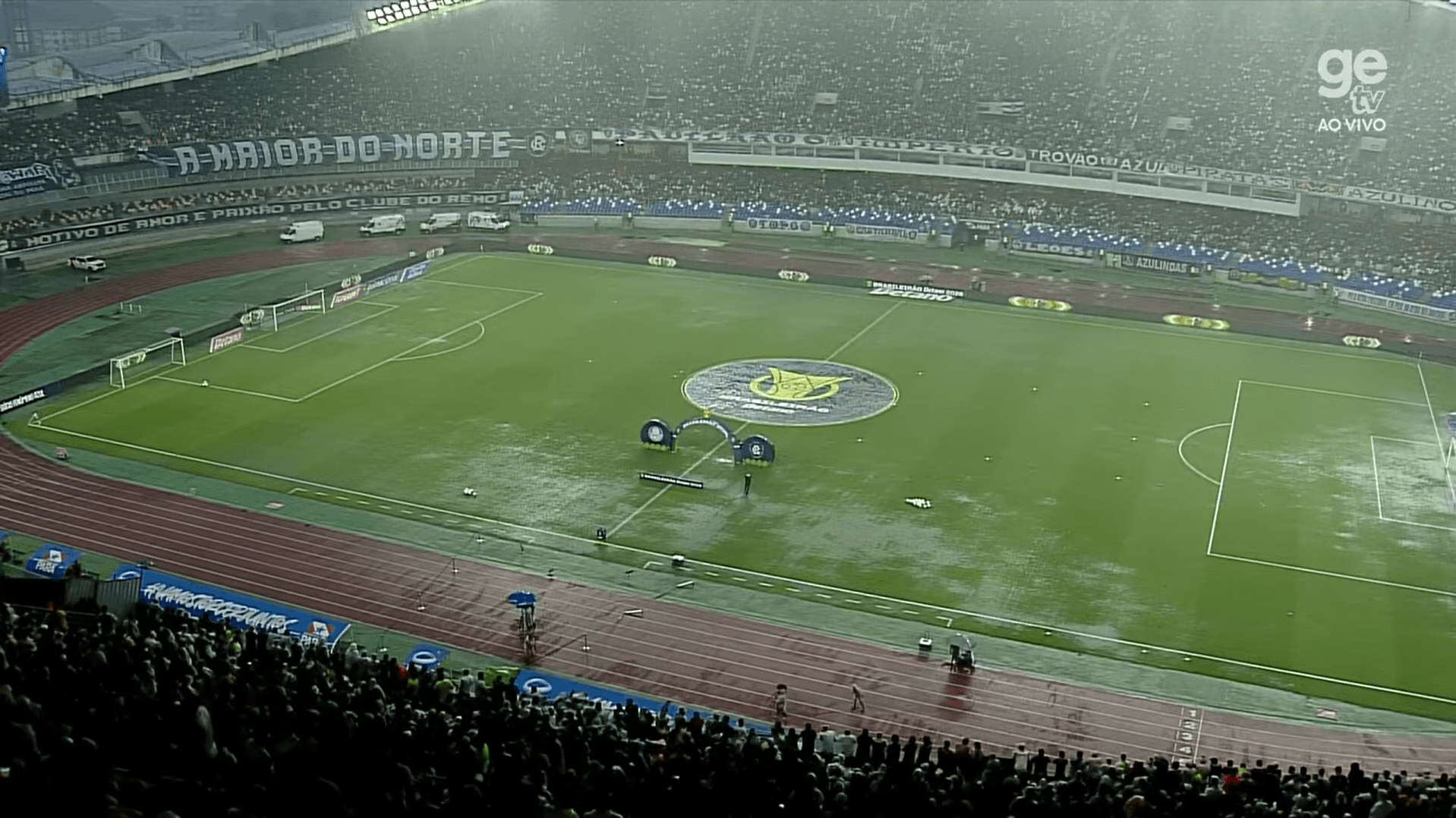 🌧️ Heavy rain delays start of match between Remo and Palmeiras