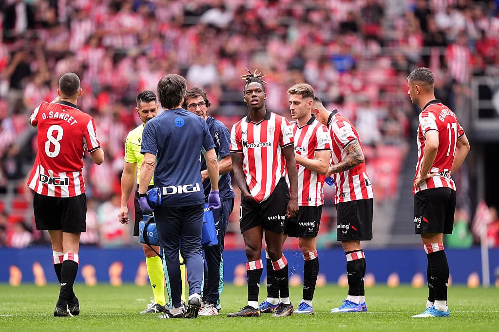 🚨Alarm at Athletic and Spain, Nico Williams injured