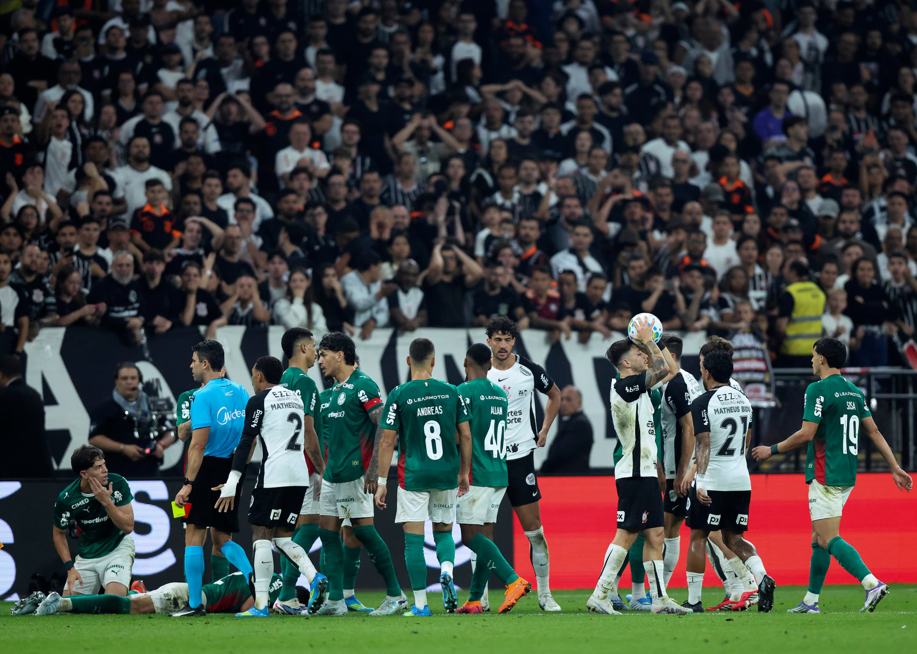 STJD charges players over brawl in Corinthians vs Palmeiras derby