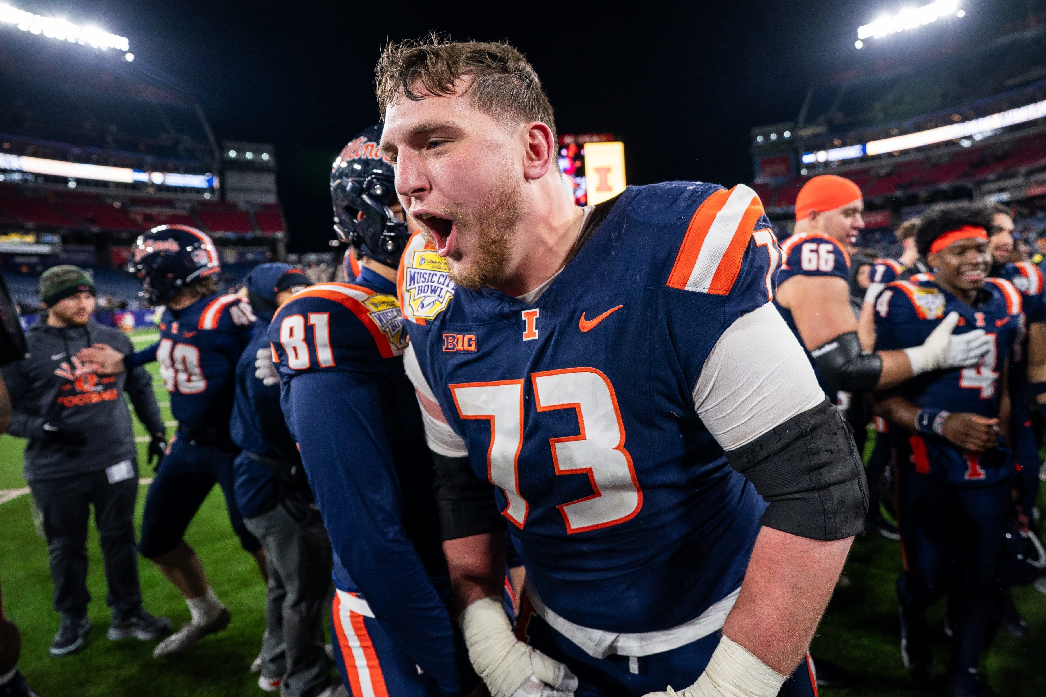 Illinois offensive lineman Josh Gesky to take pre-draft visit with Packers
