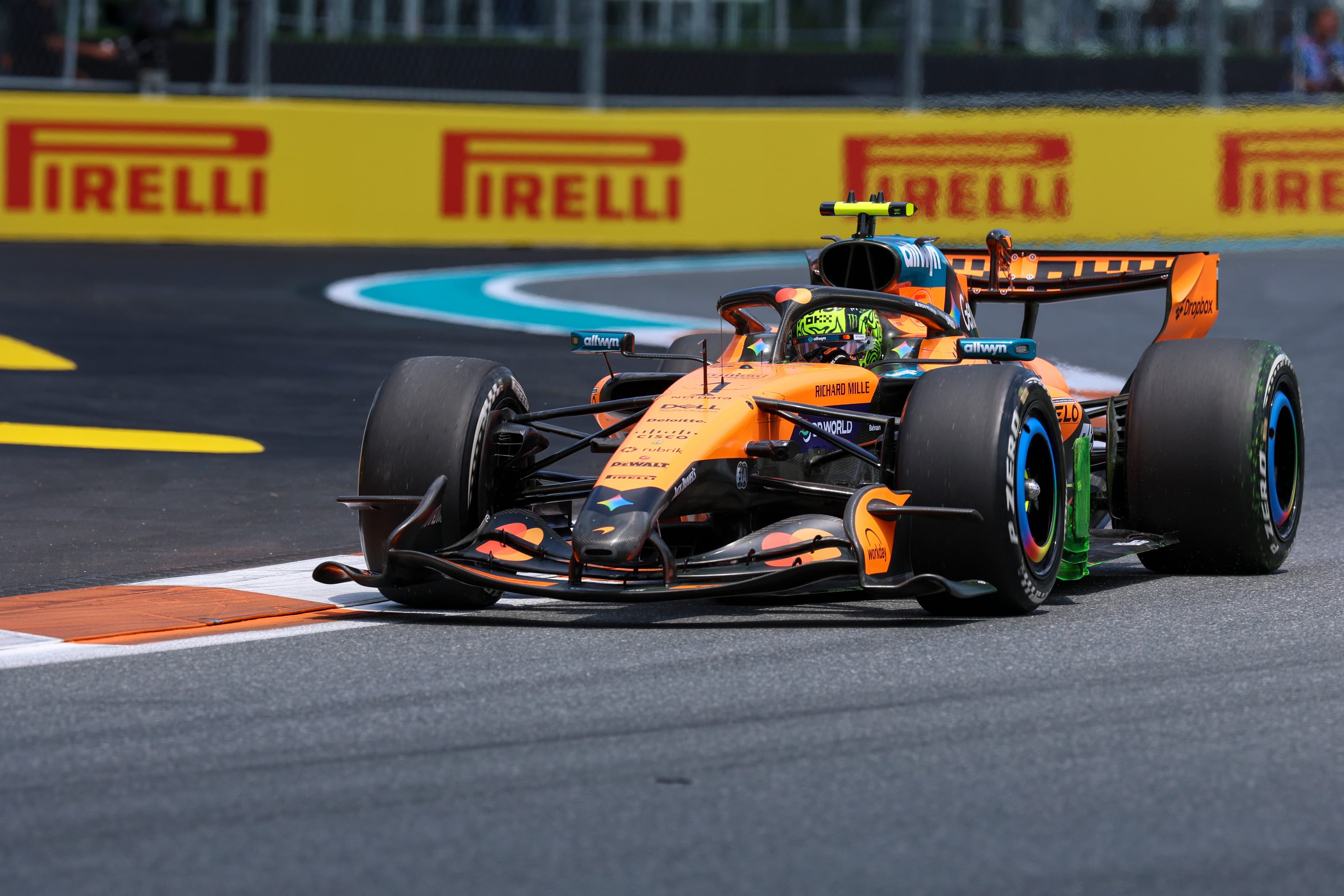 Lando Norris claims pole position for sprint race at Miami Grand Prix
