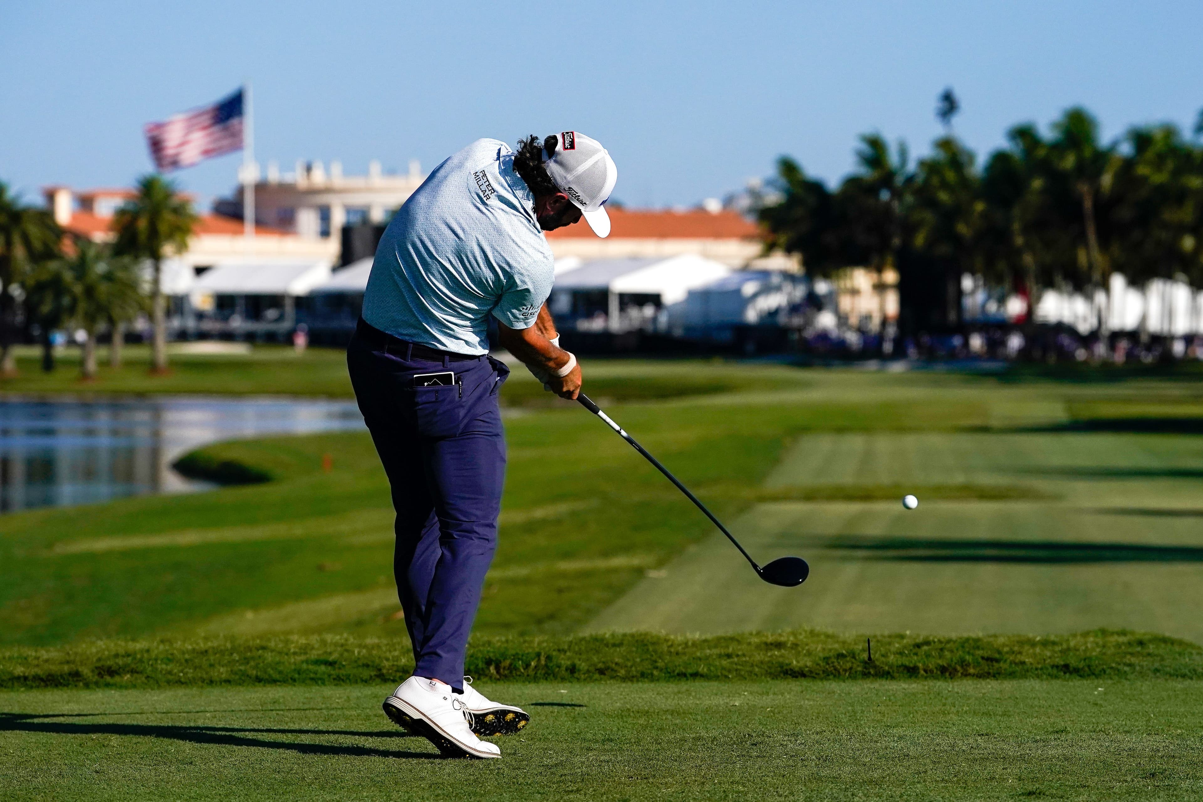 Cameron Young leads Cadillac Championship, but weather looms