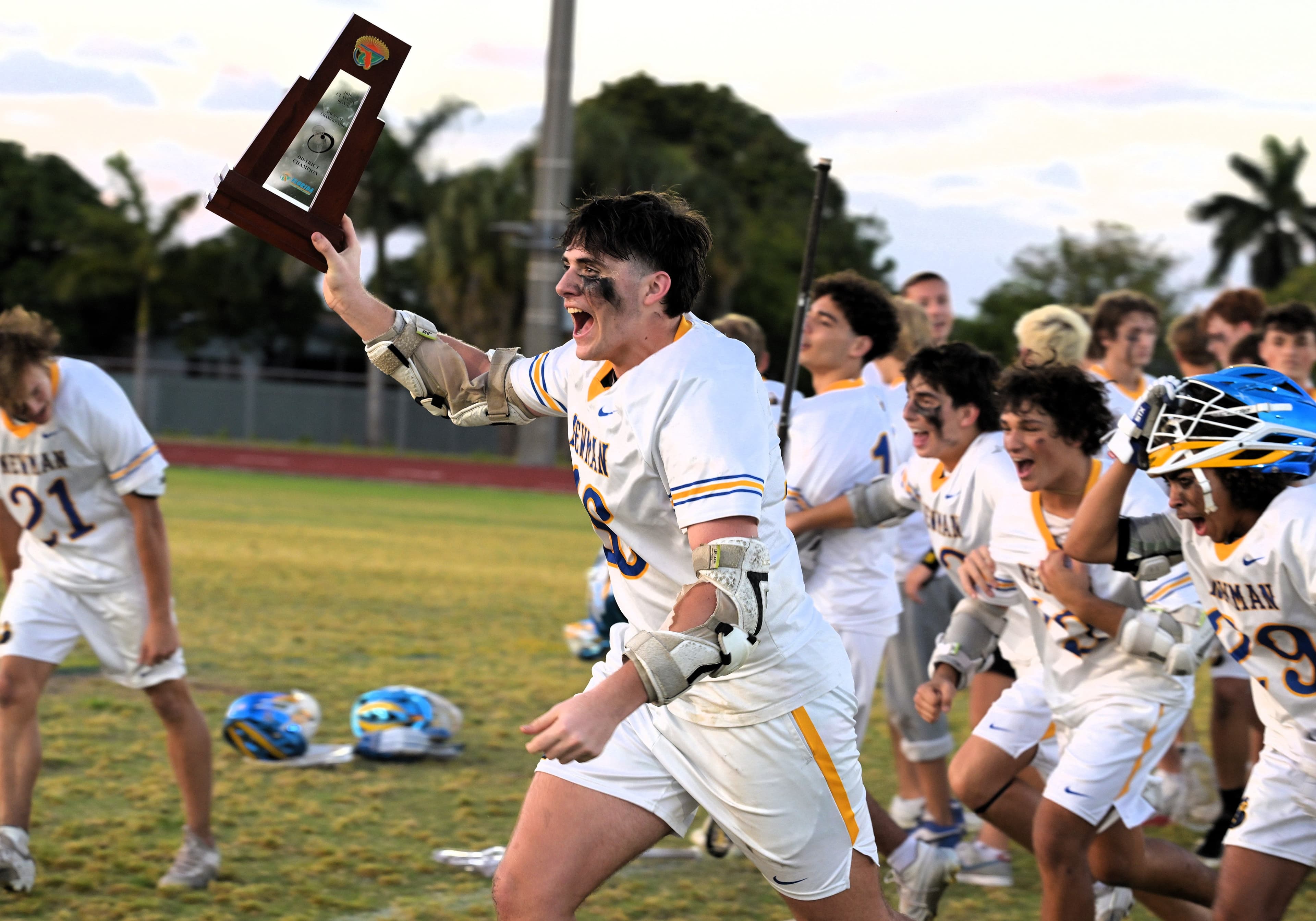 Cardinal Newman boys lacrosse wins program's first district title