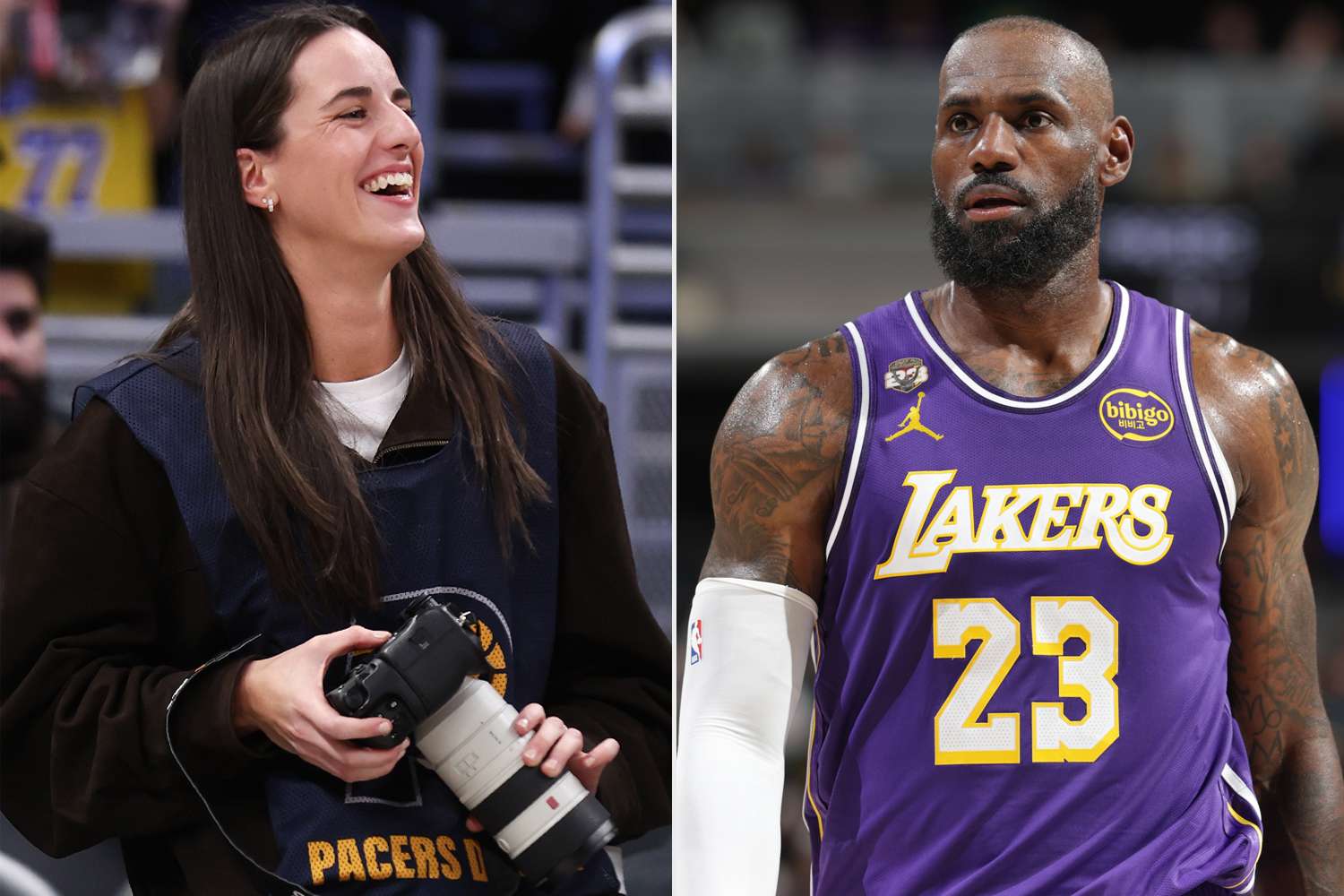 Caitlin Clark Switches Careers for a Night and Shoots Incredible Photos of LeBron James