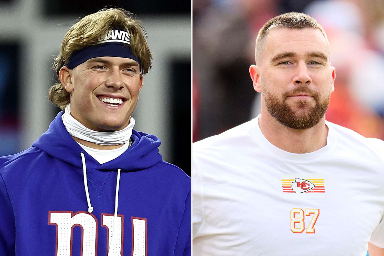 Jaxson Dart Praises Travis Kelce as a 'Great Dude' as the Tight End Prepares for His 14th Season in the NFL (Exclusive)