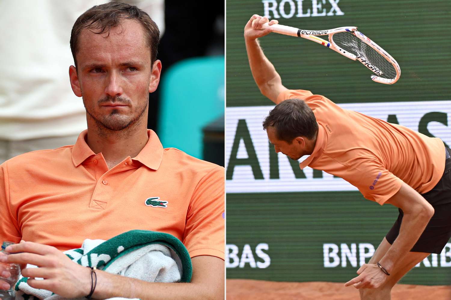 Tennis Pro Daniil Medvedev Has Meltdown on Court, Smashes His Racket 6 Times as He Fails to Win a Single Game During Match