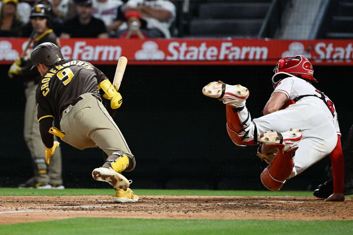 Padres' Jake Cronenworth Hit in the Face with a 96 MPH Fastball During MLB Game