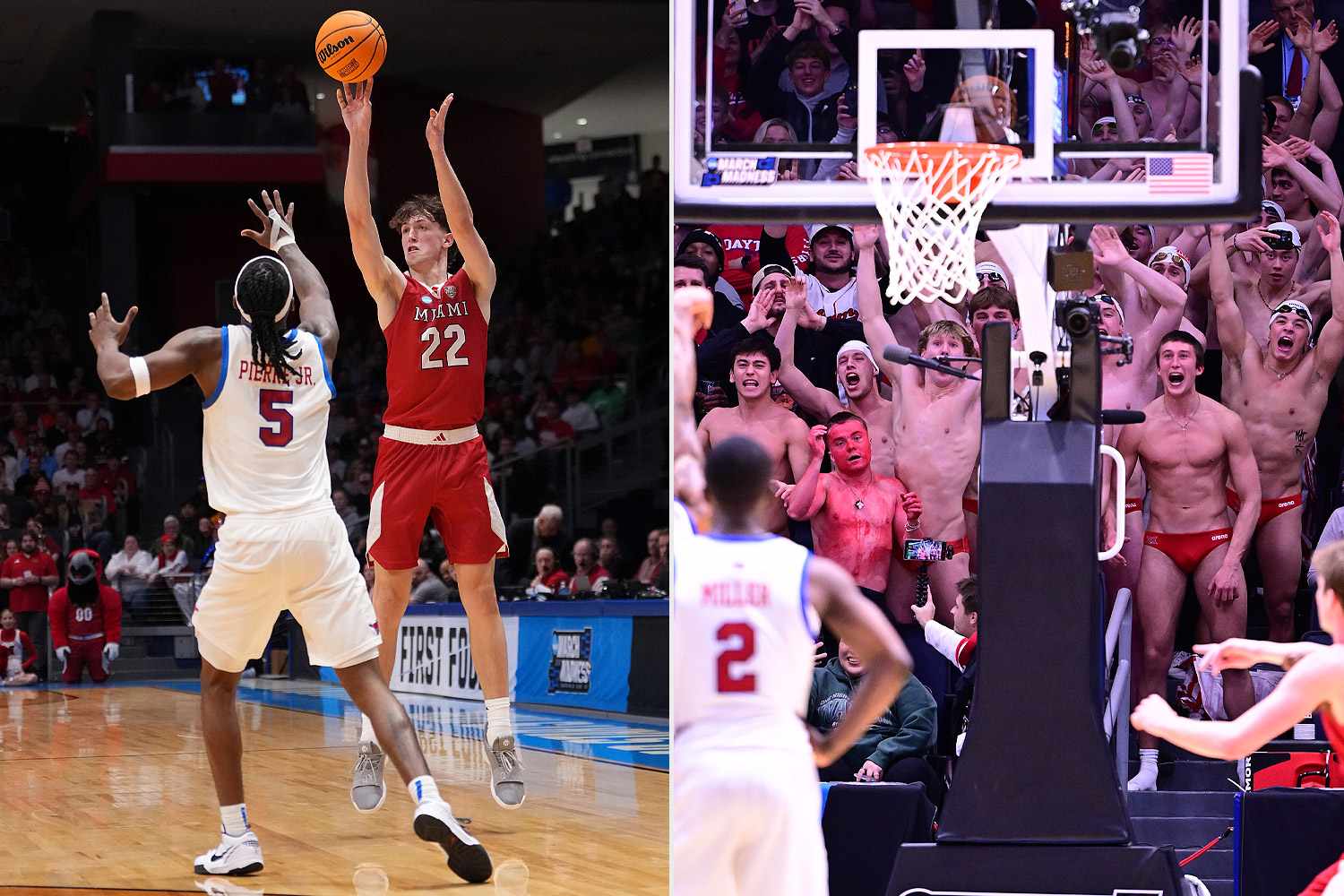 Miami Swim Team Strips Down to Their Speedos to Distract SMU Men’s Basketball in Upset Win