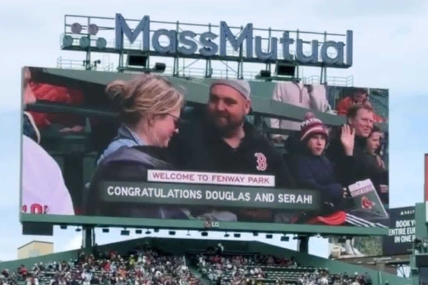 Red Sox Fan's Proposal Quickly Unravels into Awkward Ballpark Moment