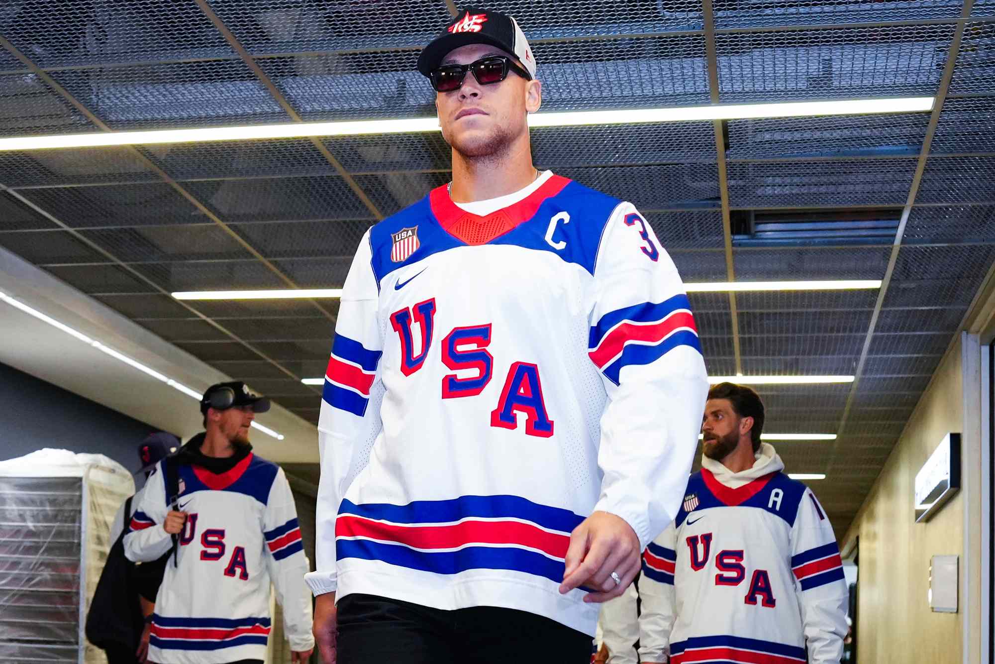 Team USA Wears Game-Worn Men’s Olympic Hockey Jerseys Before Shocking World Baseball Classic Loss to Venezuela