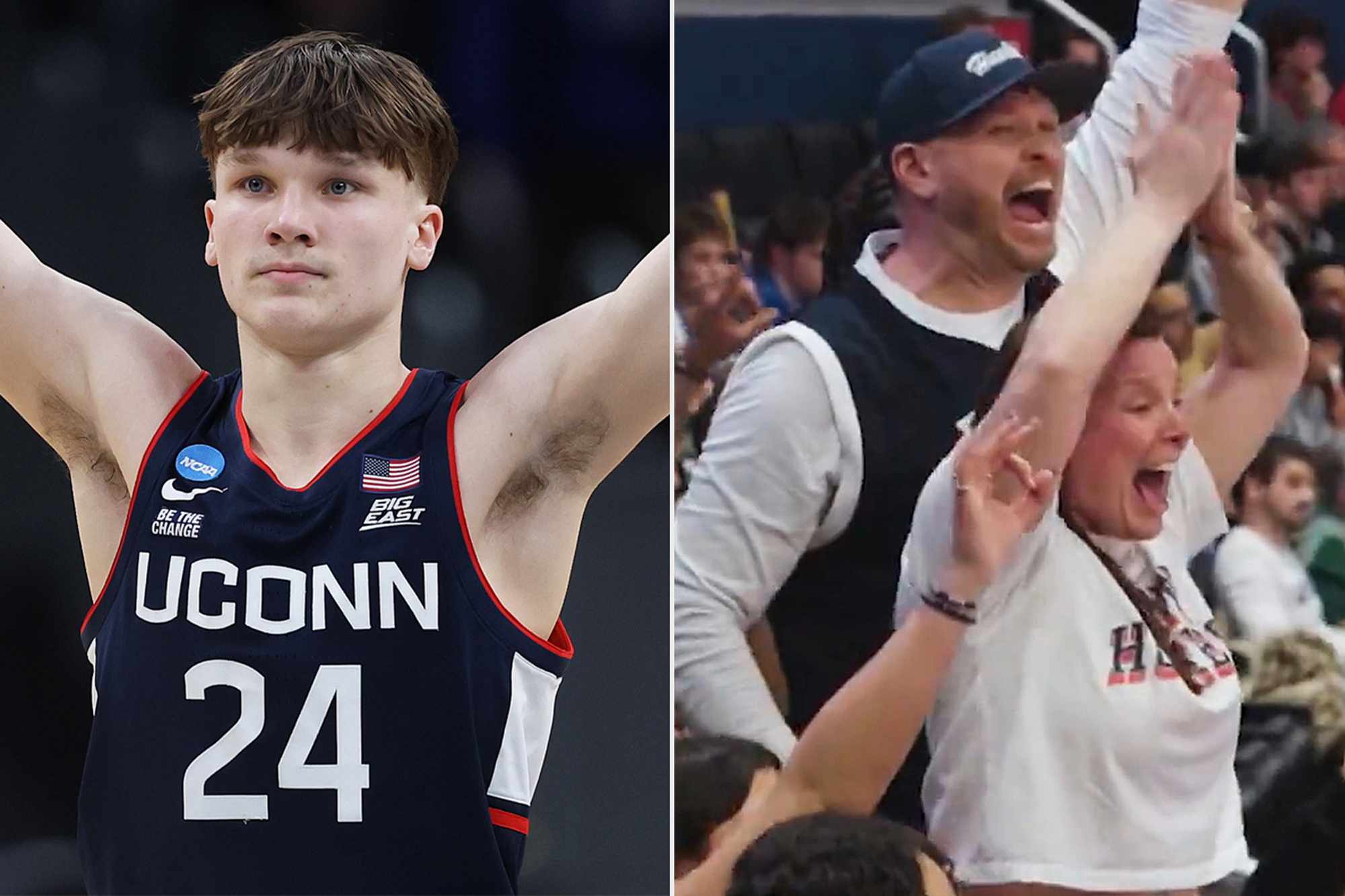 19-Year-Old UConn Hero Braylon Mullins 'Can't Even Explain' How His Game-Winning Shot to Beat Duke Went in