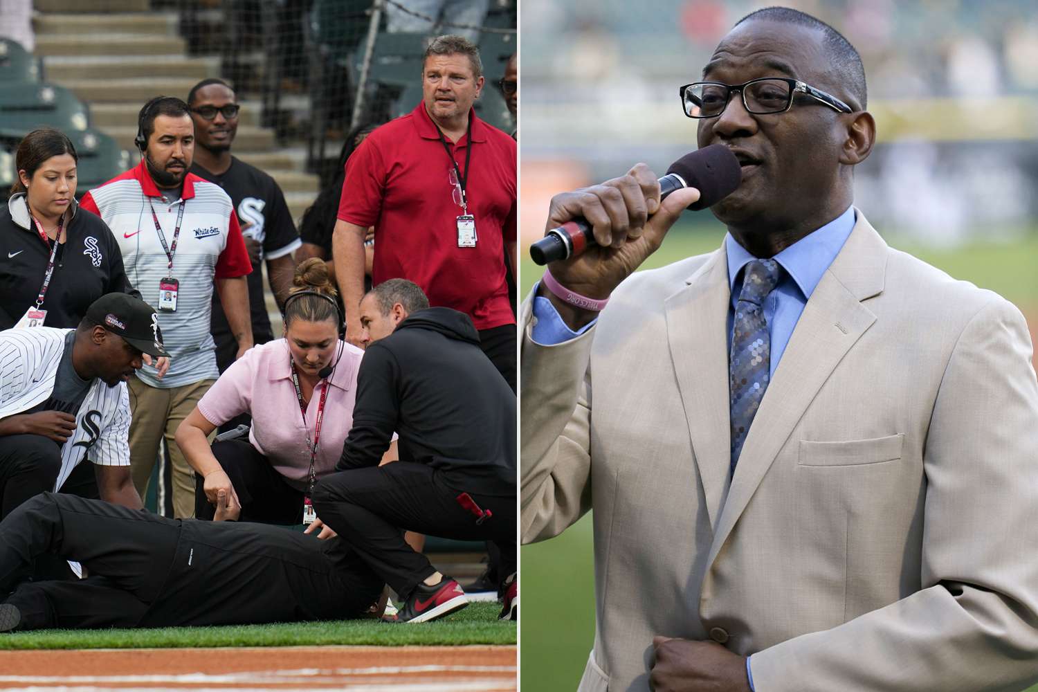 White Sox Anthem Singer Collapses Mid-Song in 'Scary' On-Field Emergency