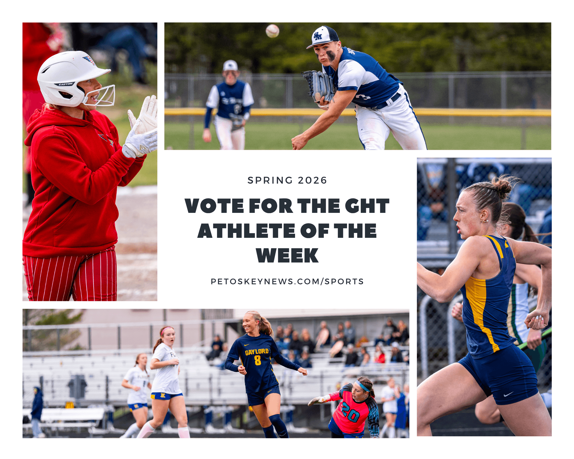 Vote for the Gaylord Herald Times Athlete of the Week, May 4-9
