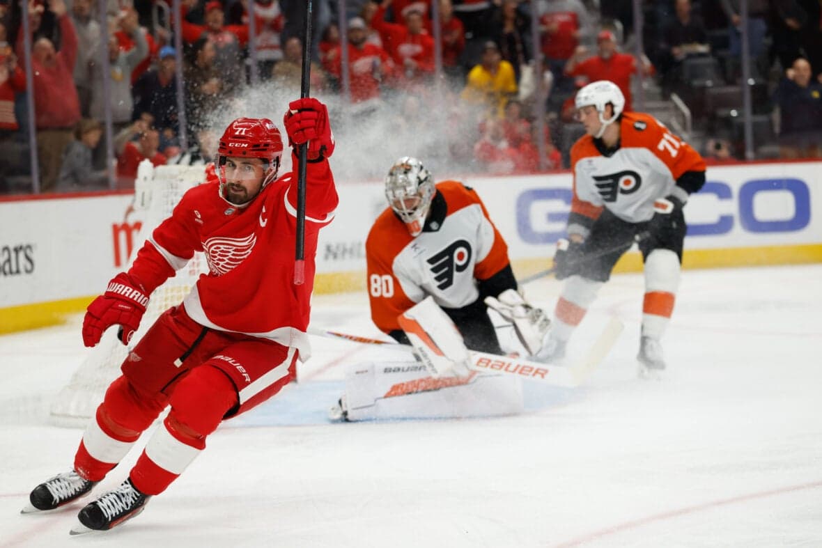Flyers Postgame Blog: Special Teams Struggles; No Answer for Red Wings’ Stars