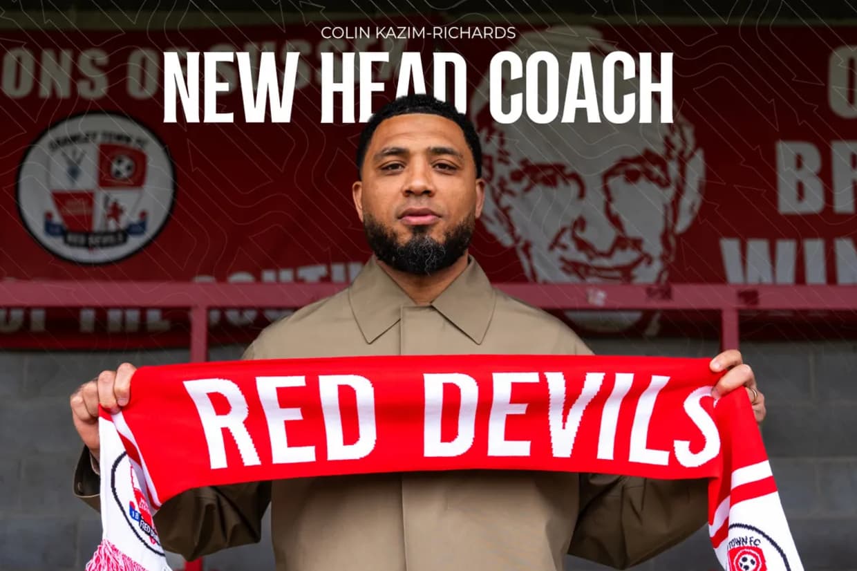 Ex-Prem striker Kazim-Richards takes over struggling Crawley