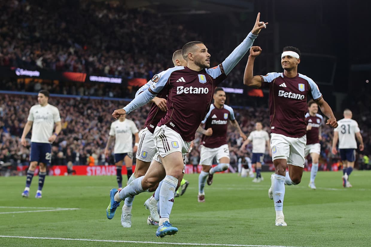 Villa roar past Forest to reach Europa League final