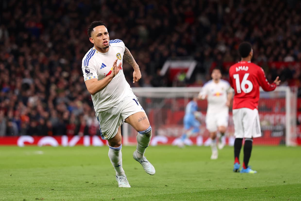 Okafor double helps Leeds stun Man Utd
