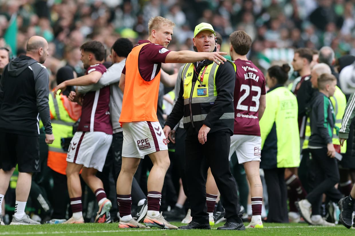 Hearts say final day pitch invasion sets a 'troubling precedent'